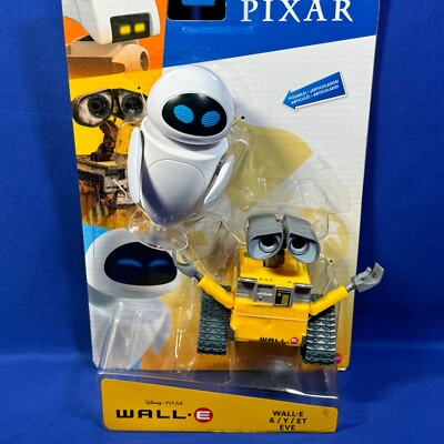 New WALL-E & EVE Action Figures Pixar POSABLE Movie Moments 2019 MATTEL