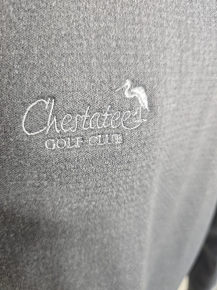 Pullover Adidas Golf Hombre Grande Gris Blanco Camuflaje Cremallera Cuarto Manga Larga Foto 2 de 4