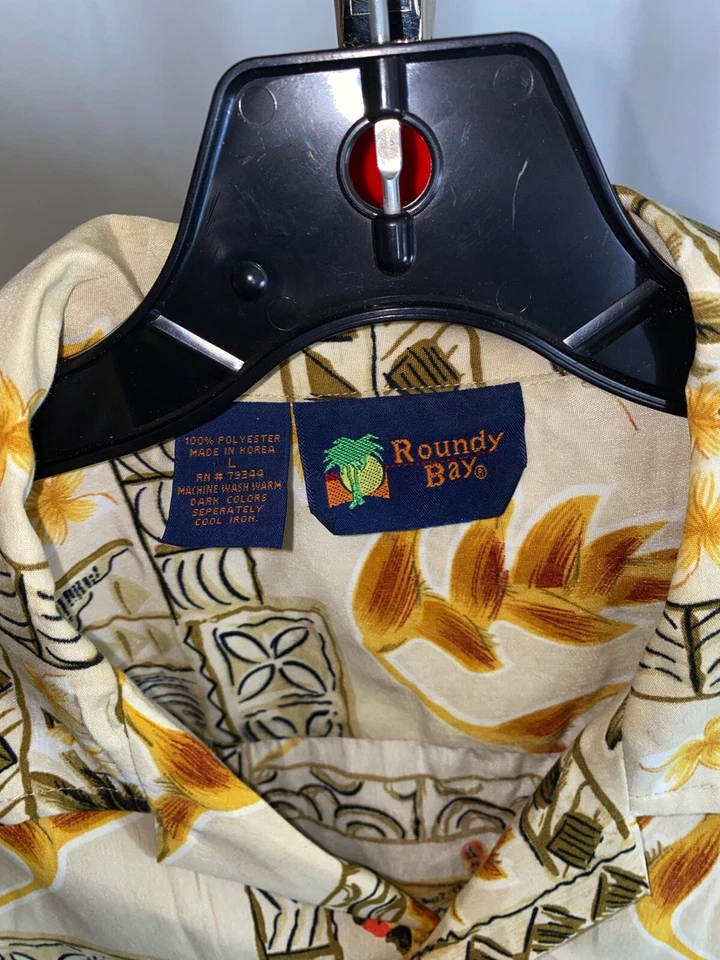 Camisa Hawaiana Roundy Bay Hula Niña Grande L CAMISA MANGA CORTA ABOTONADA Foto 3 de 4