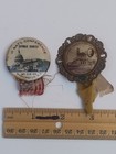 Pair Of Antique Catholic Buttons; 1st Catholic Charities Conference; Loretto — photo 5