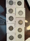 10 Barber Silver Quarter Lot !! Lot Includes Coins From 1895-1916. 10 Coins