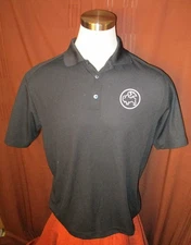 Buffalo Wild Wings Men's Short-Sleeve Polo Shirt, Black, Nike, Size M, EUC