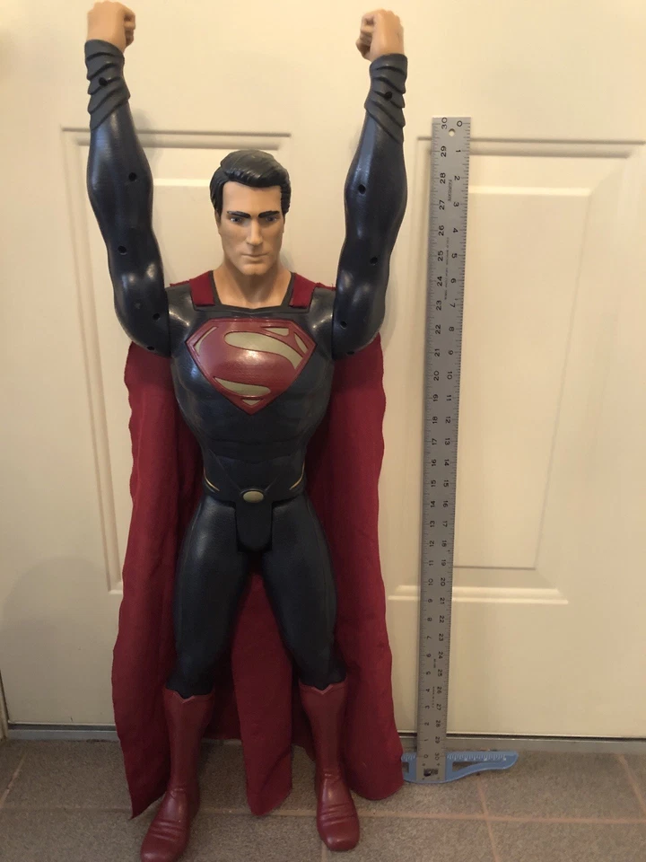 "Figura de acción Superman 2012 30"" de alto Man of Steel DC Comics" Foto 3 de 4