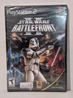 Black Label Star Wars Battlefront 2 II (PlayStation 2, 2005) PS2 NEW