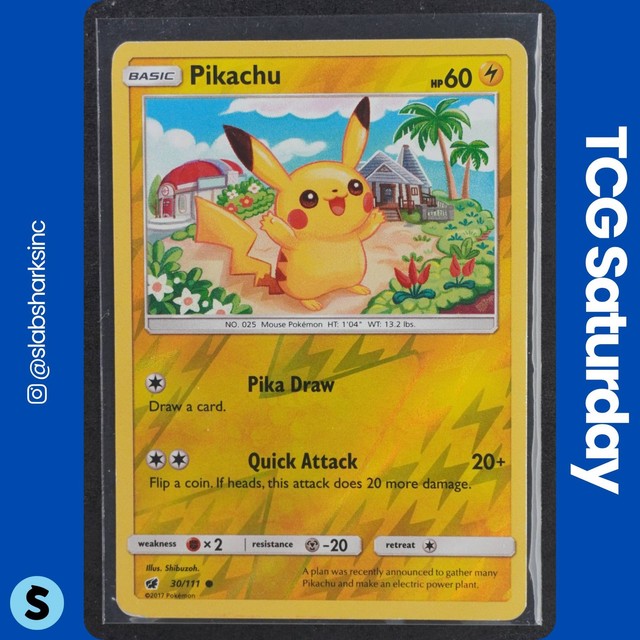 Pikachu [Reverse Holo] #30 (Crimson Invasion (2017))