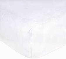 Essential Organic Cotton Fitted Crib Sheet, Breathable for Boy Girl Standard Cri