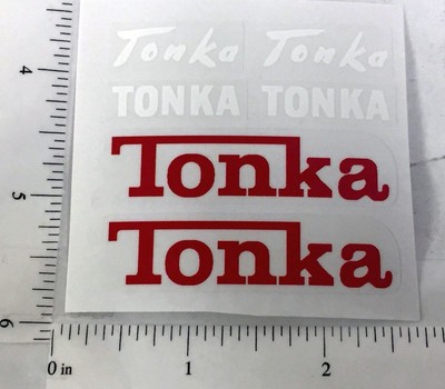 Tonka Cement Mixer Truck Replacement Stickers 2 Pair TK-228
