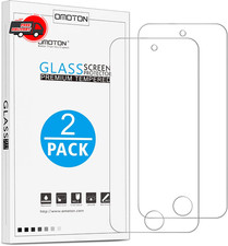 OMOTON Tempered Glass Screen Protector for New iPod Touch 7th Generation 6th Gen