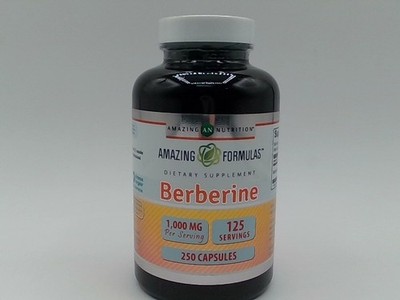 Berberine Supplement 1000 Mg Per Serving 250 Capsules Amazing Formulas