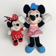 Vintage Minnie Mouse Plush Lot Playskool Disney Babies  TY Beanie Babies w/ Tag