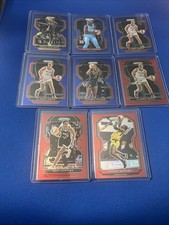 Lot of (8) 2021 WNBA Prizm All Numbered Parallel Cards