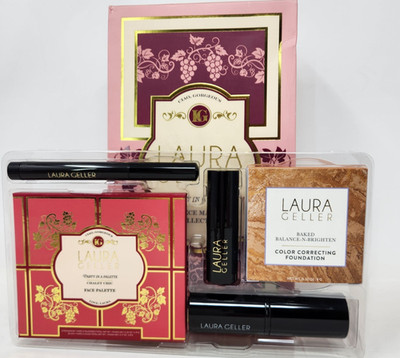 Laura Geller 5-Piece Holiday Glam Full-Face Collection Shade MEDIUM NIB