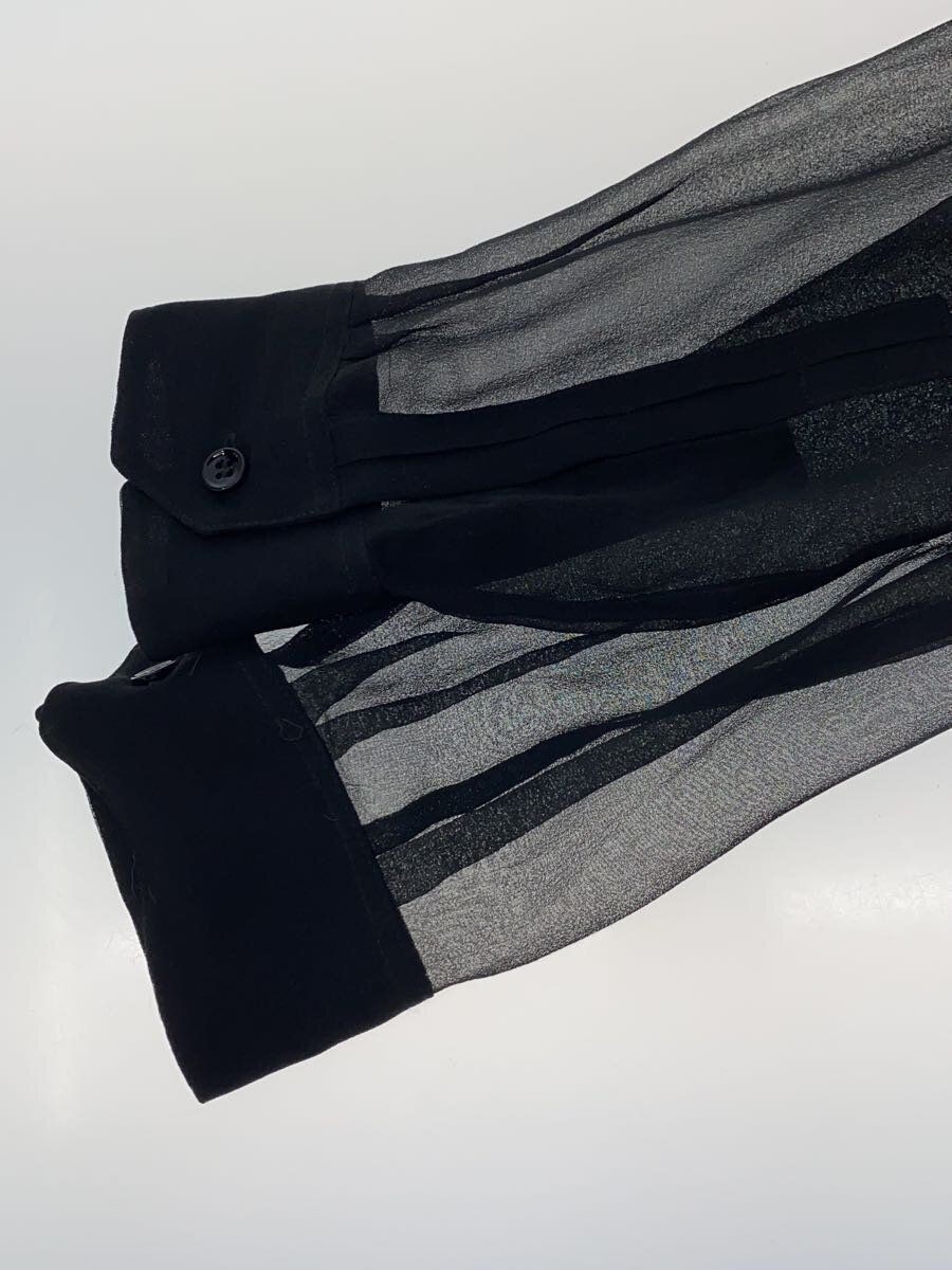 SAINT LAURENT altra camicia OMAGGIO seta nera BLK 465896 usata