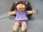 Vintage Cabbage Patch Doll Purple Pink Knit Sweater Outfit Binky Dimple Canada