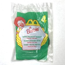 NEW 1996 McDonald's Mattel Barbie HAPPY HOLIDAYS BARBIE Happy Meal Toy
