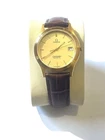 Vintage Omega Seamaster 1425 Gold Dial Men’s Luxury Quartz Watch