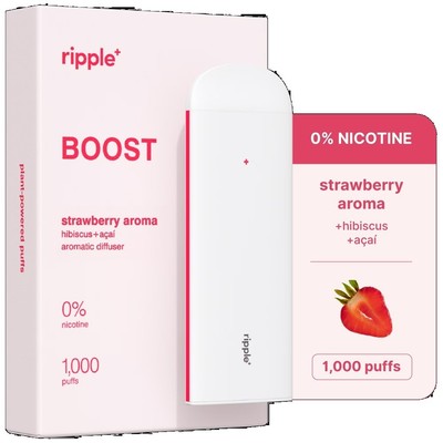 Strawberry Hibiscus Aai Flavor Diffuser 1000 Puffs Zero Nicotine 100 Percent