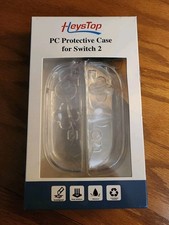 HeysTop Clear Hard Shell Protective Case for Nintendo Switch 2, Drop Protection