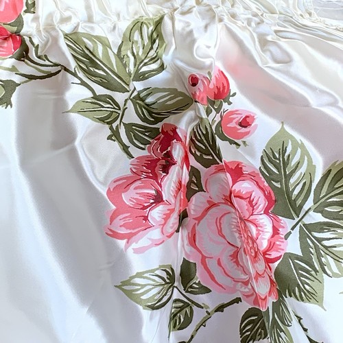 NEW Vtg Penney’s Fashion Manor SERENADE Bedding 7 Pc Roses FULL Satin Feel *READ - Bild 10 von 12