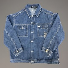 Vintage 2000s Rocawear Denim Blue Jean Jacket Mens XXXL Embroidered y2k