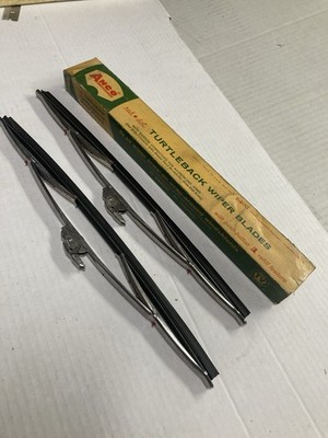 VINTAGE 13'' Anco 2 Wiper Blades Turtleback Hook Slot Coupler Original Box  S/S