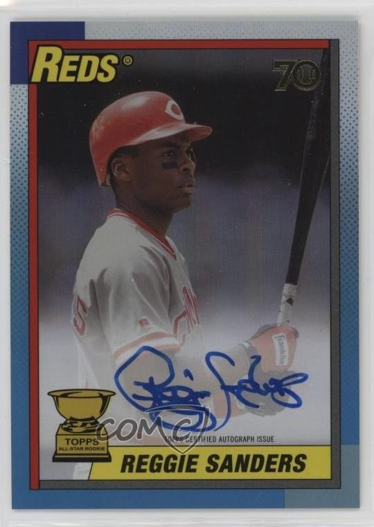 2021 Topps All-Star Rookie Cup Legends Reggie Sanders #LCA-RS Auto 1j91