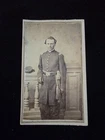 Civil War Soldier CDV Photo Full Dress Goodridge's East Saginaw Michigan 1860s