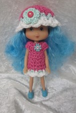 Made to fit Strawberry Shortcake Flavor Swirl 13 Crochet Clothes, Dress  Hat