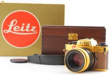  Top MINT IN BOX Leica R4 Gold Edition w/ Summilux-R 50mm F1.4 LEITZ From JAPAN