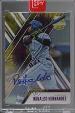 2017 Panini Elite Extra Edition Tie-Dye 5/10 Ronaldo Hernandez #91 Auto f0v