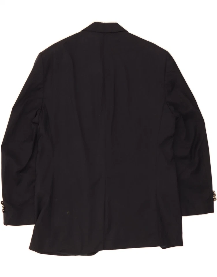 IZOD Mens 2 Button Blazer Jacket UK 40 Large Black Wool DD34 - Image 2 of 4