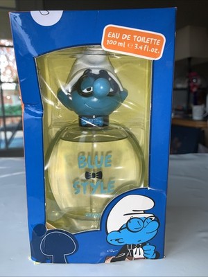 The Smurfs-Brainy-Blue Style Eau De Toilette-3.4oz In Box-see Pics For Box Cond.