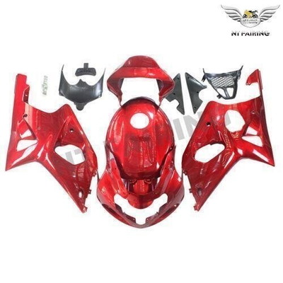 #ad FSMA Injection Candy Red Fairing Fit 2000 2002 GSXR 1000 w Tank Cover m027 $374.99