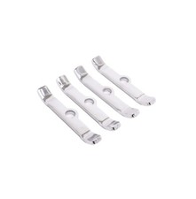 Chrome Valve Cover Spreader Bars 3 Long Hold Down Reinforcement 4 Pcs Sb Chevy Chrome Valve Cover Spreader Bars 3 Long Hold Down Reinforcement 4 Pcs Sb Chevy