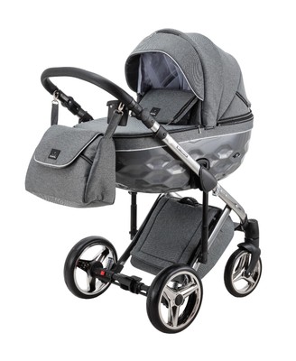 grey baby pram