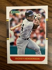2021 Donruss   #247 Rickey Henderson New York Yankees  NrMt