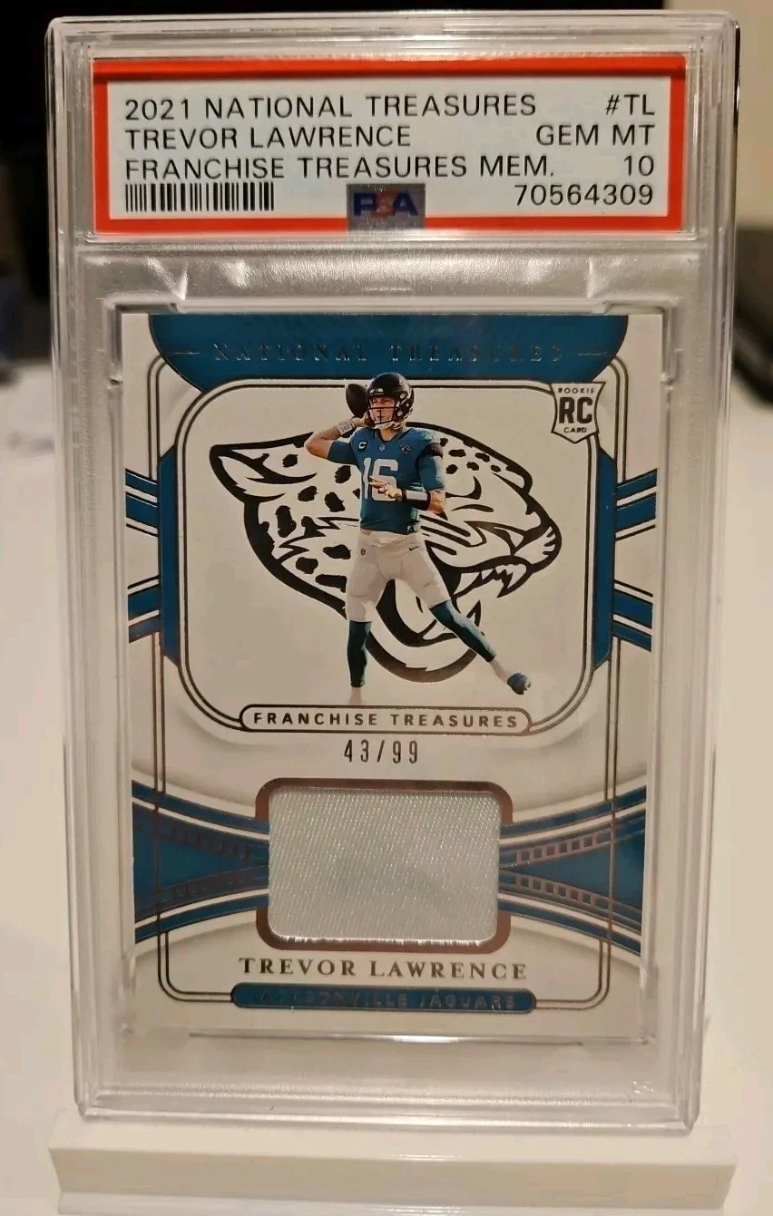 Trevor Lawrence Panini National Treasures Franchise Treasures Memorabilia #TL Base