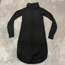 Fashion Nova October's Very Own Sweater Mini Dress Size Small Black