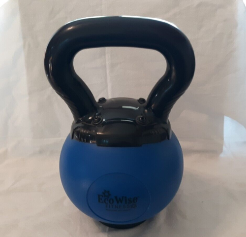 Eco Wise Sand Filled 8lbs Kettlebell Blue Used - Picture 1 of 5