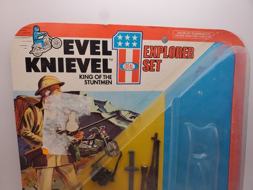 Evel Knievel Explorer Set SOLO ACCESSORI - Giocattoli ideali 1975 n. 3420-7 - Su scheda - Foto 2 di 11