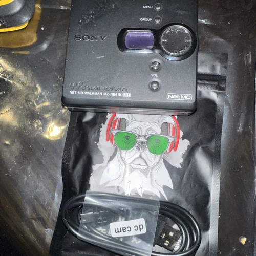 Sony High Speed Net MD Walkman Recorder MZ-NE410, USB Data Cable,new  Headset
