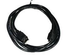 Black 6Ft Micro USB Charging Cable Data Sync Charger Cord for Android Samsung LG