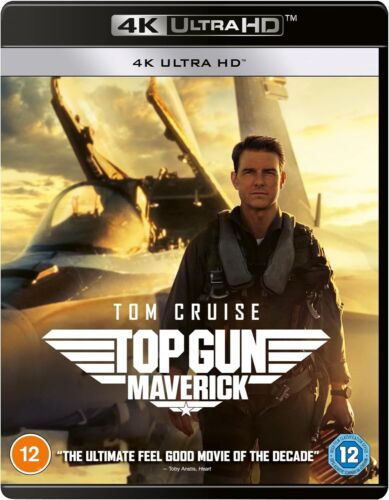 Top Gun Maverick (Tom Cruise) 4K UHD Ultra HD Blu Ray New & Sealed - Afbeelding 1 van 2