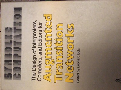 Augmented Transition Networks Leonard Bolc 1983