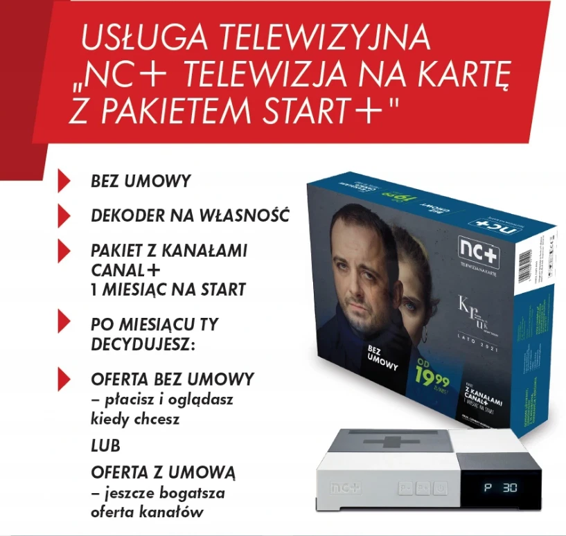 Dekoder Telewizja na Karte HD 12m Pakiet Start+ WLAN Box Polska Telewizja - Bild 3 von 3