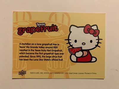 Upper Deck Hello Kitty America the Beautiful 2 SCRATCH N SNIFF