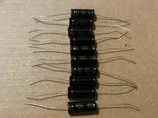 10 New Supertech 10 uf 100v BIPOLAR Axial Capacitors Guitar Tube Amp Crossover