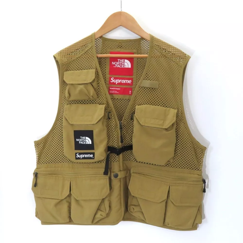Supreme X THE NORTH FACE GILET CARGO BEIGE NP22003I TAILLE M