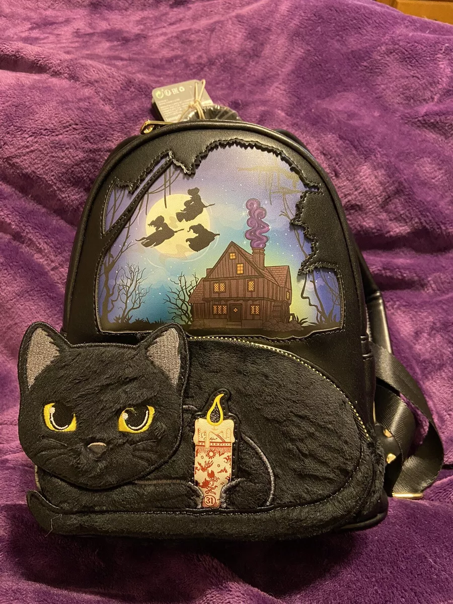 Loungefly Hocus Pocus Binx Disney Mini Backpack Wallet NWT No stock photos