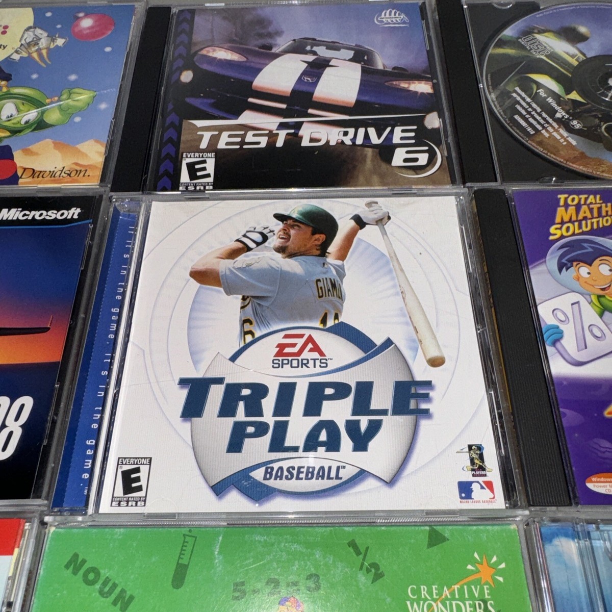 Lot Of 10 PC CD-ROM Computer Games 90s 00s Sim, Math Blaster, Test Drive 6 Moto Lot Of 10 PC CD-ROM Computer Games 90s 00s Sim, Math Blaster, Test Drive 6 Moto